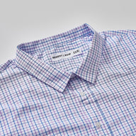 Stanton Dress Shirt Checkered Purple And Pink