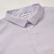 Stanton Check Short Sleeve Shirt White And Pink